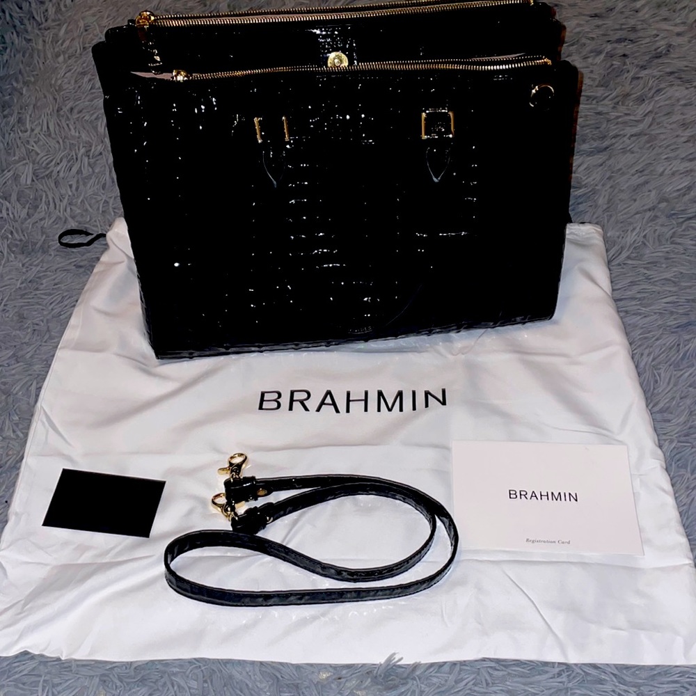 Black Brahmin Business Tote